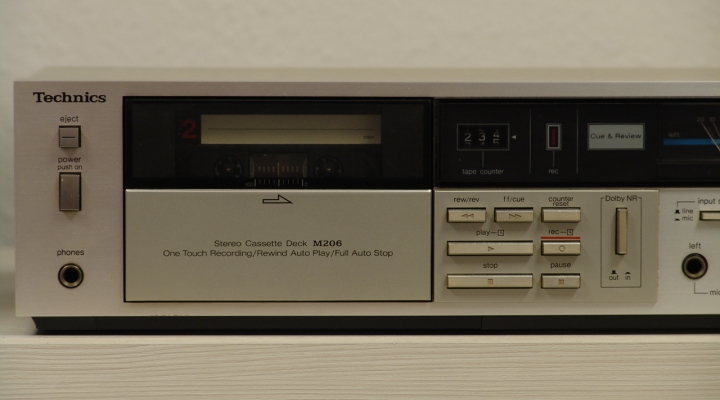 RS-M206 Stereo Kassetten Deck