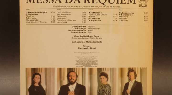 Verdi-Messa Da Requiem 1987 2LP