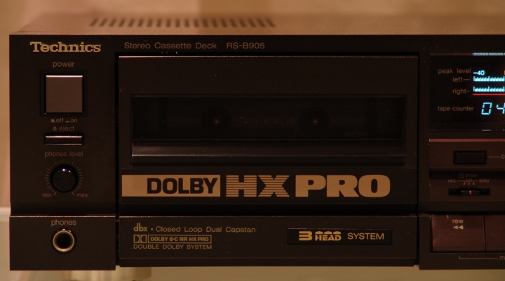 RS-B905 DBX Stereo Cassette Deck