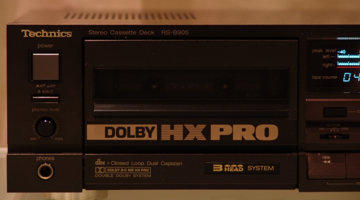 RS-B905 DBX Stereo Cassette Deck