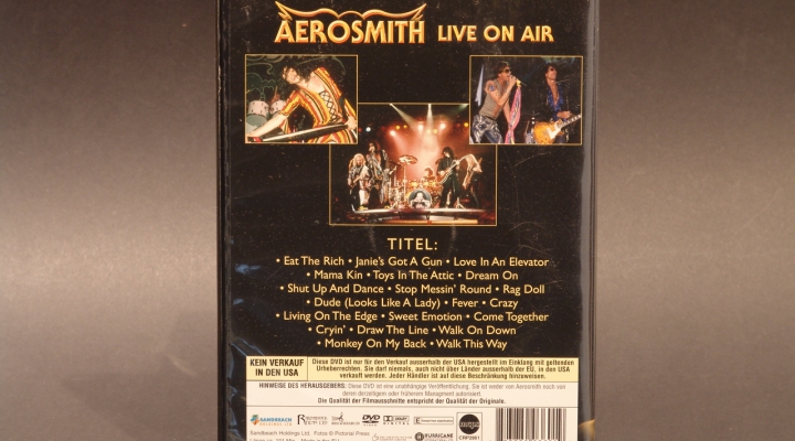 Aerosmith-Live On Air DVD
