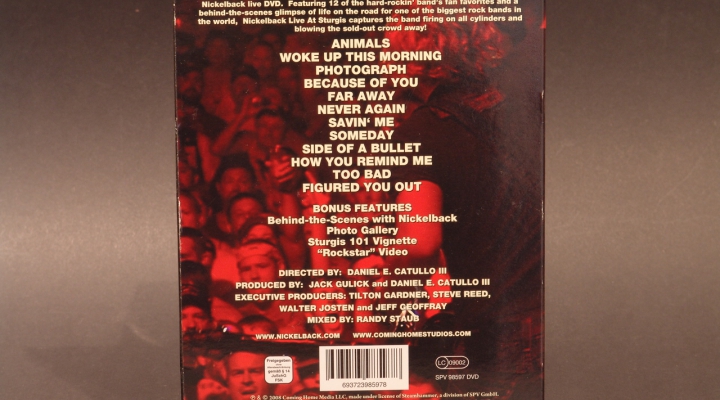 Nickelback-Live At Sturgis 2006 DVD