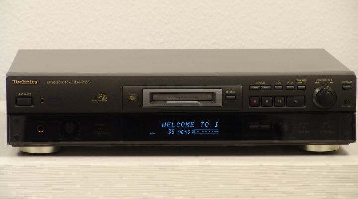 SJ-MD100 Stereo MiniDisc Recorder