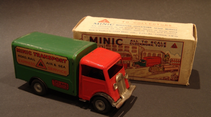 MINIC Transport Van Red Cabin