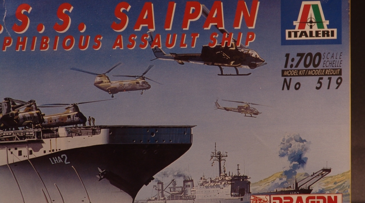 USS Saipan Modell 1:700 Italy 1999