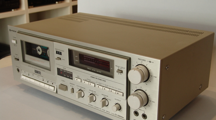 D-3300M Champagne Stereo Cassette Deck