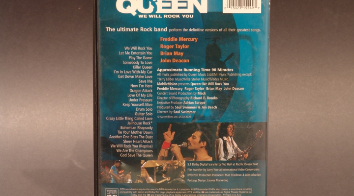 Queen-We Will Rock You DVD