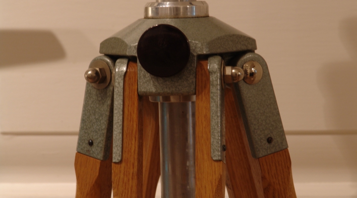 Tripod Photo Stative Wood / DDR