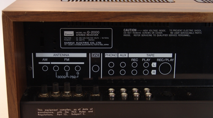 G-2000 Stereo Receiver