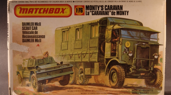 Monty's Caravan/Diorama 1942 Modell 1:76 England 1969