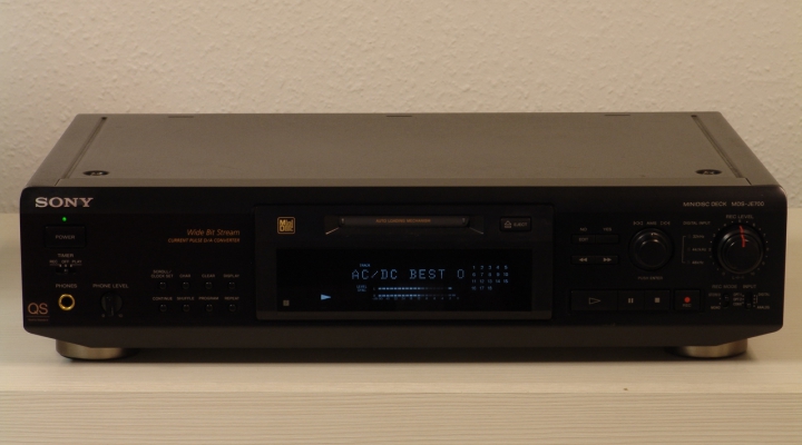 MDS-JE700 Stereo MiniDisc Recorder