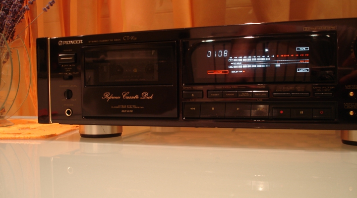 CT-91a Urushi Piano Black Stereo Cassette Deck