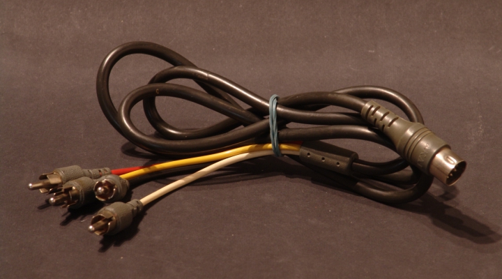 DIN/4RCA Play/Record Stereo Cable