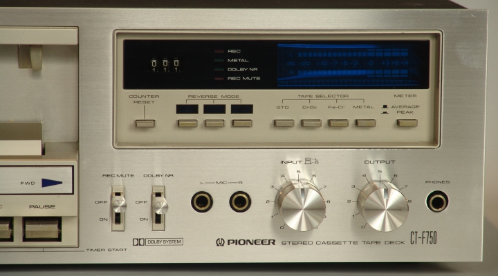 CT-F750 BlueLine Stereo Cassette Deck