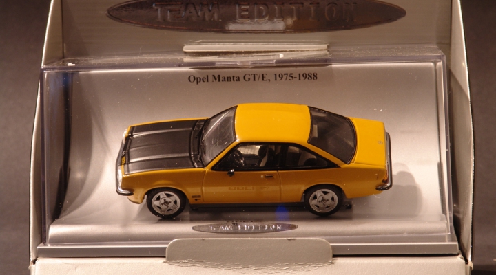 OPEL Manta GT/E.1975-1988 Modell 1:43 Germany