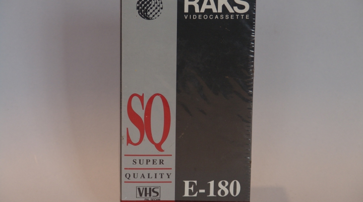 E-180 SQ VHS Videocassette