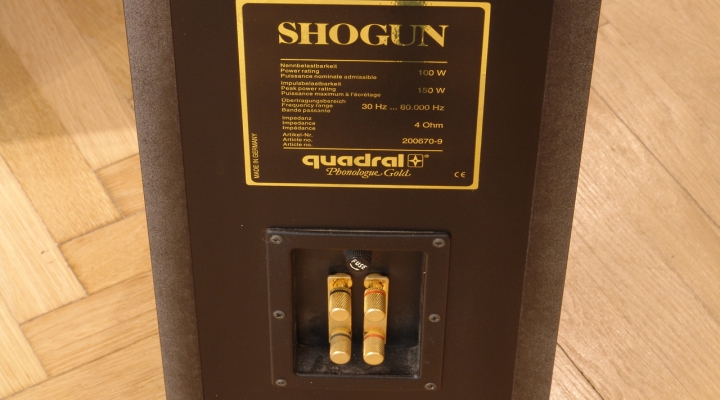 Phonologue Gold/Shogun Audiophile Hangfal/db