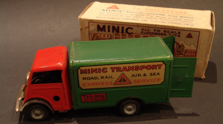 MINIC Transport Van Red Cabin