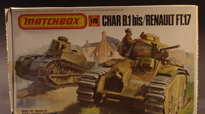 Char B1/Renault 1939 Modell 1:76 England 1970