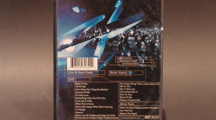 Bryan Adams-Liva At Slane Castle DVD