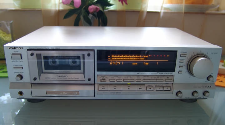RS-B965 Champagne Stereo Cassette Deck