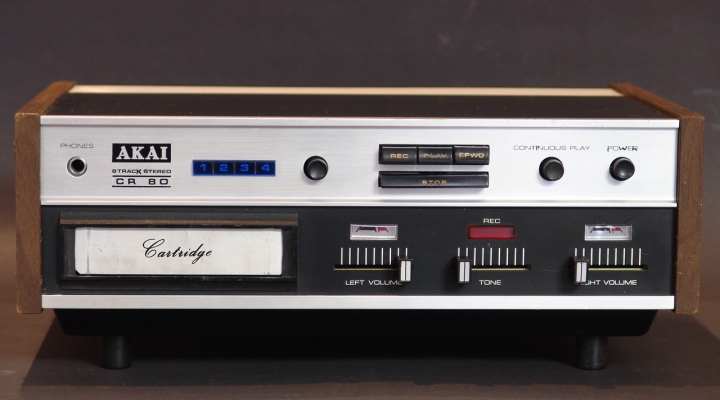 CR 80 Cartrige 8 Track Stereo Tape Deck