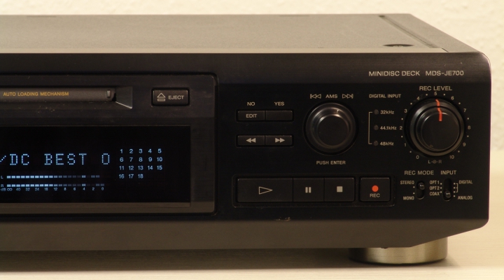 MDS-JE700 Sztereó MiniDisc Recorder