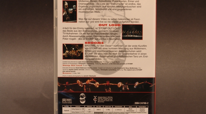 Stomp-Out Loud DVD