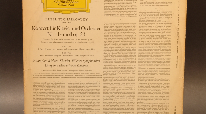 Tschaikowsky-Konzert Für Klavier 1979