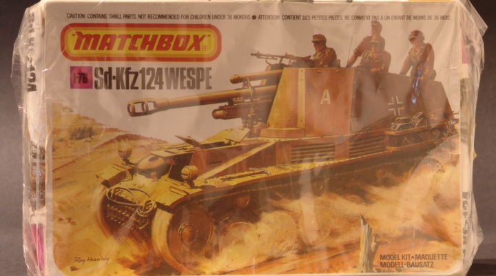 SD-KFZ124 Wespe/Diorama 1941 Modell 1:76 England 1969