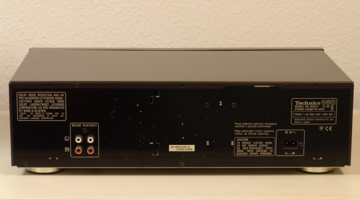 RS-BX501 Stereo Kassetten Deck