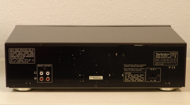 RS-BX501 Stereo Cassette Deck