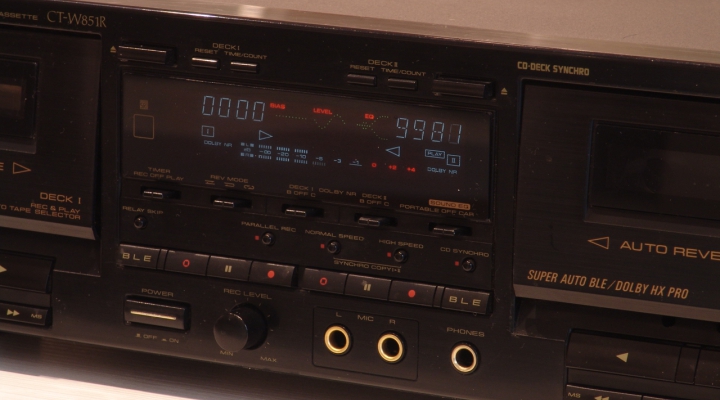 CT-W851 Double Cassette Deck