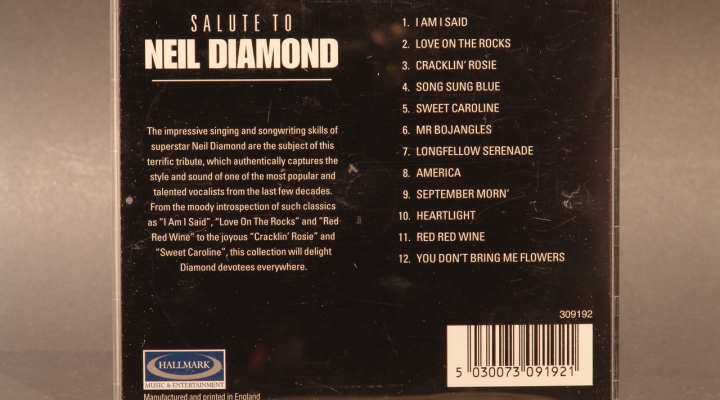 Neil Diamond-Salute To CD