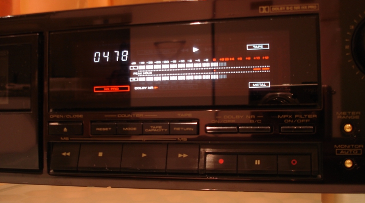 CT-91a Urushi Piano Black Stereo Cassette Deck