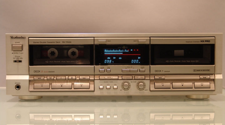 RS-TR355 SilverLine Double Cassette Deck