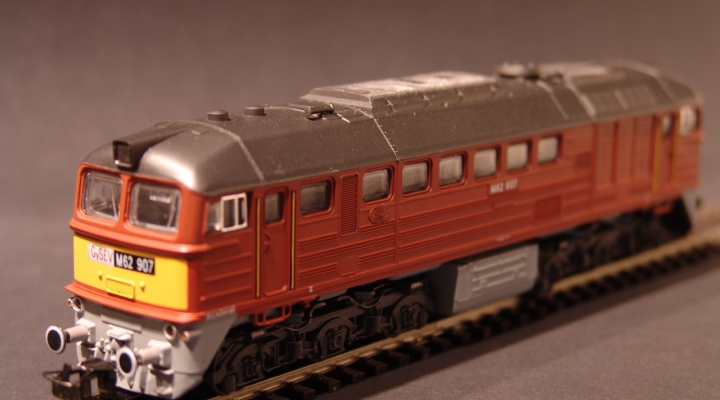 M62 907 GYSEV BR120 Diesel Lok