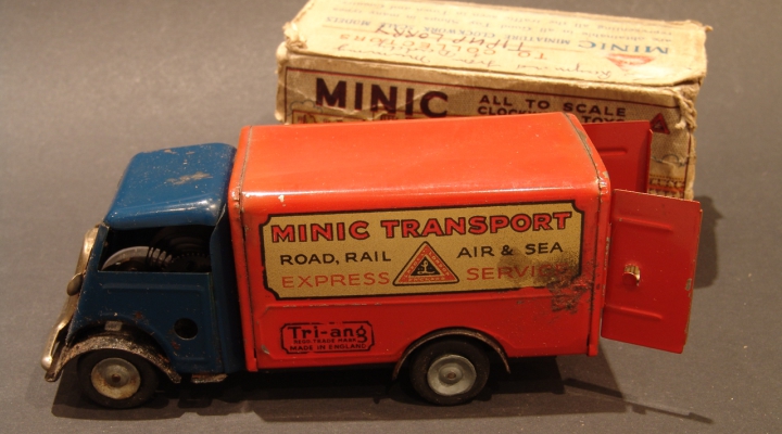 MINIC Transport Van Blue Cabin