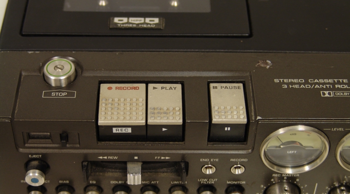 RS-686D Stereo Report Tape Deck