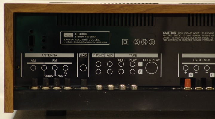 G-3000 Stereo Receiver