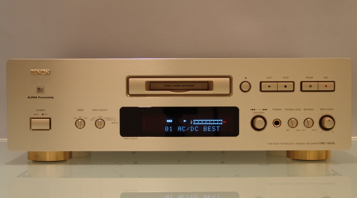 DMD-1800 Stereo MiniDisc Recorder