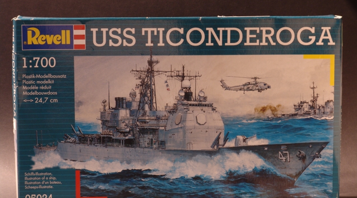 USS Ticonderoga  Modell 1:700 Germany 1993