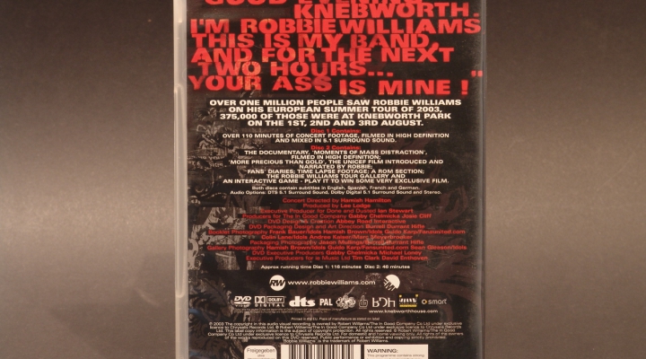 Robbie Williams-What We Did Last Summer DVD