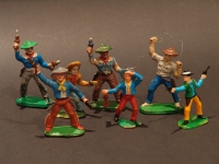 Western Retro Cowboy Figuren/Paar