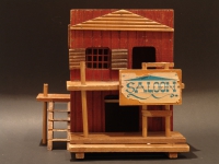 Western Retro Wood Building Toys